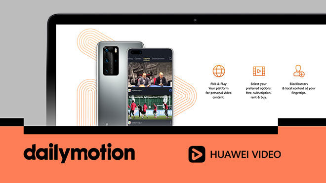 Dailymotion ve Huawei Video
